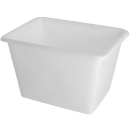 GLOBAL INDUSTRIAL Bulk Tub, 6 Bushel, 32-1/4L x 23-1/4W x 20H, Off-White B1918441